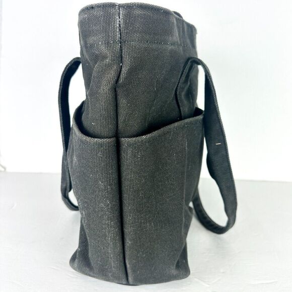 Dagne Dover Vida Organic Cotton Tote Laptop Bag Black - Picture 4 of 9